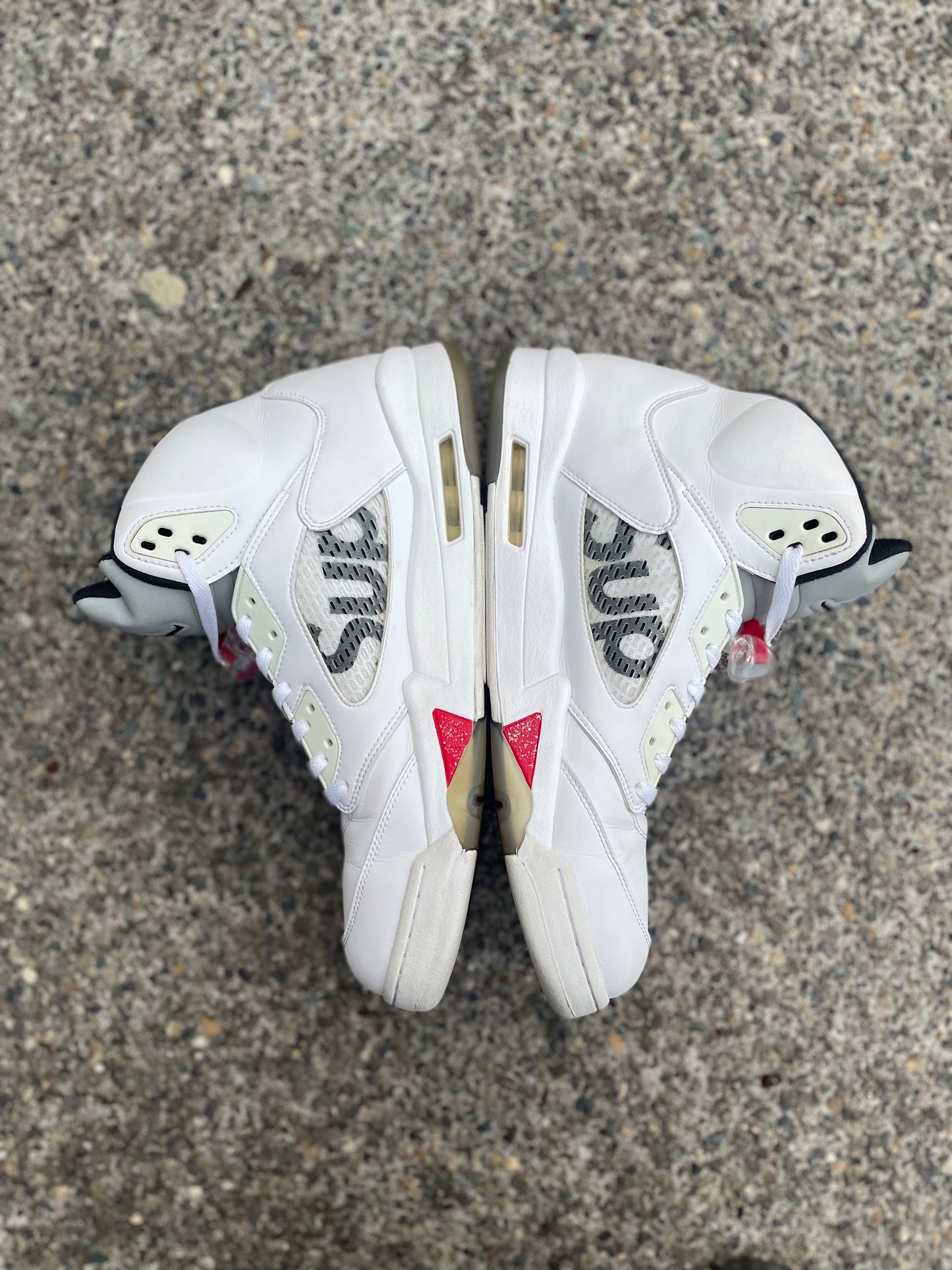 2015 Jordan retro 5 supreme white Sz 14 no box