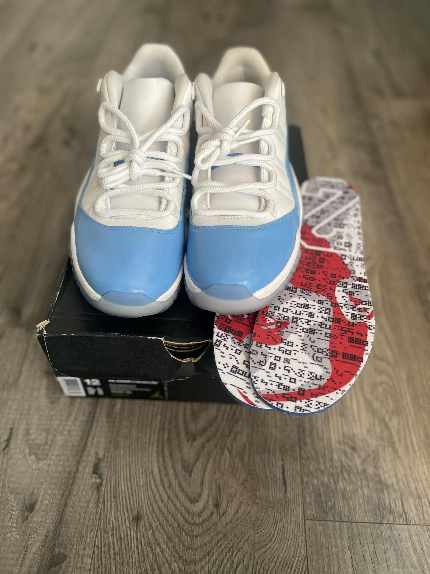 2017 Jordan 11 low retro university blue size 12 with Box