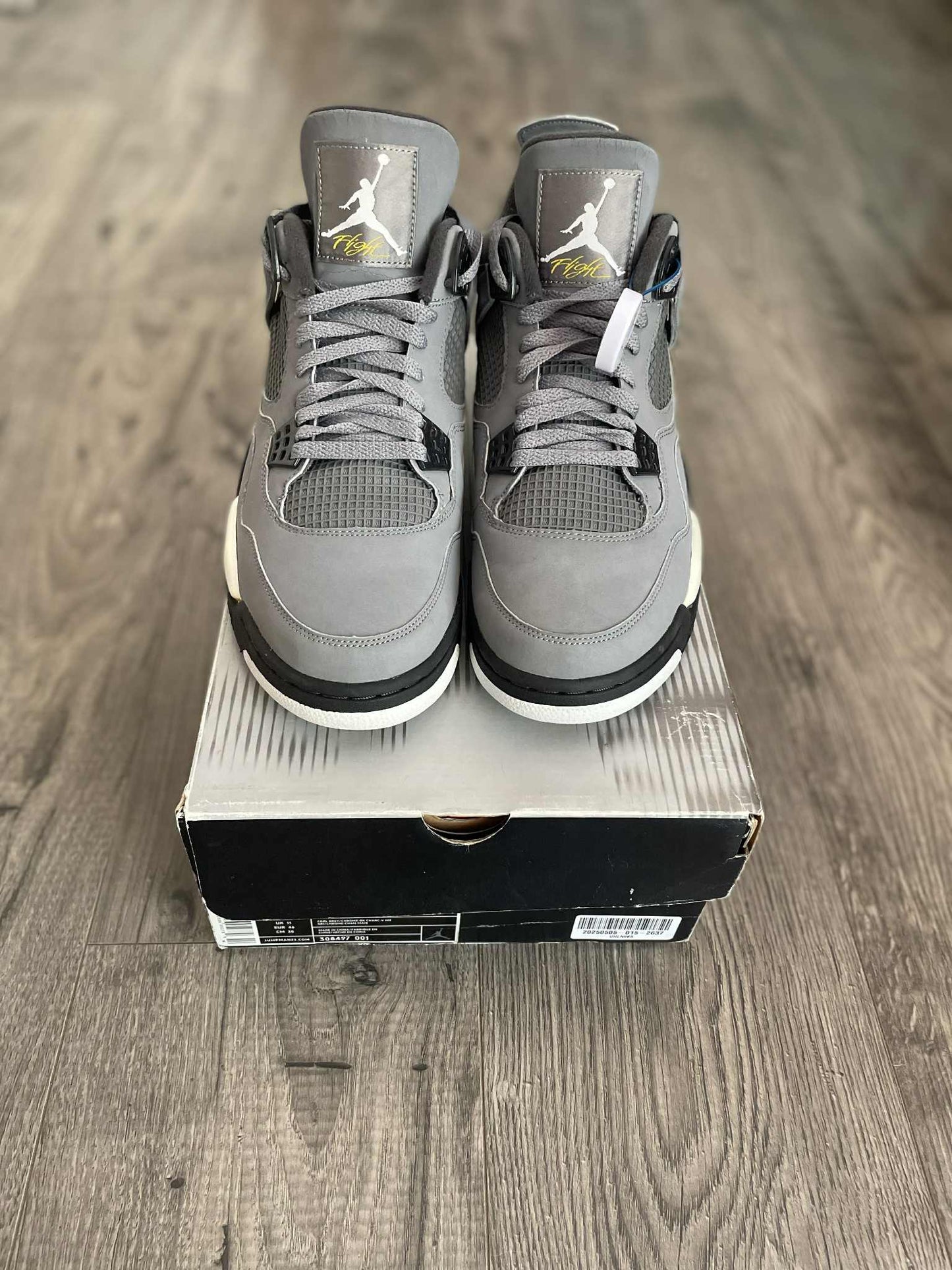 2004 Cool grey retro 4 size 12 with box