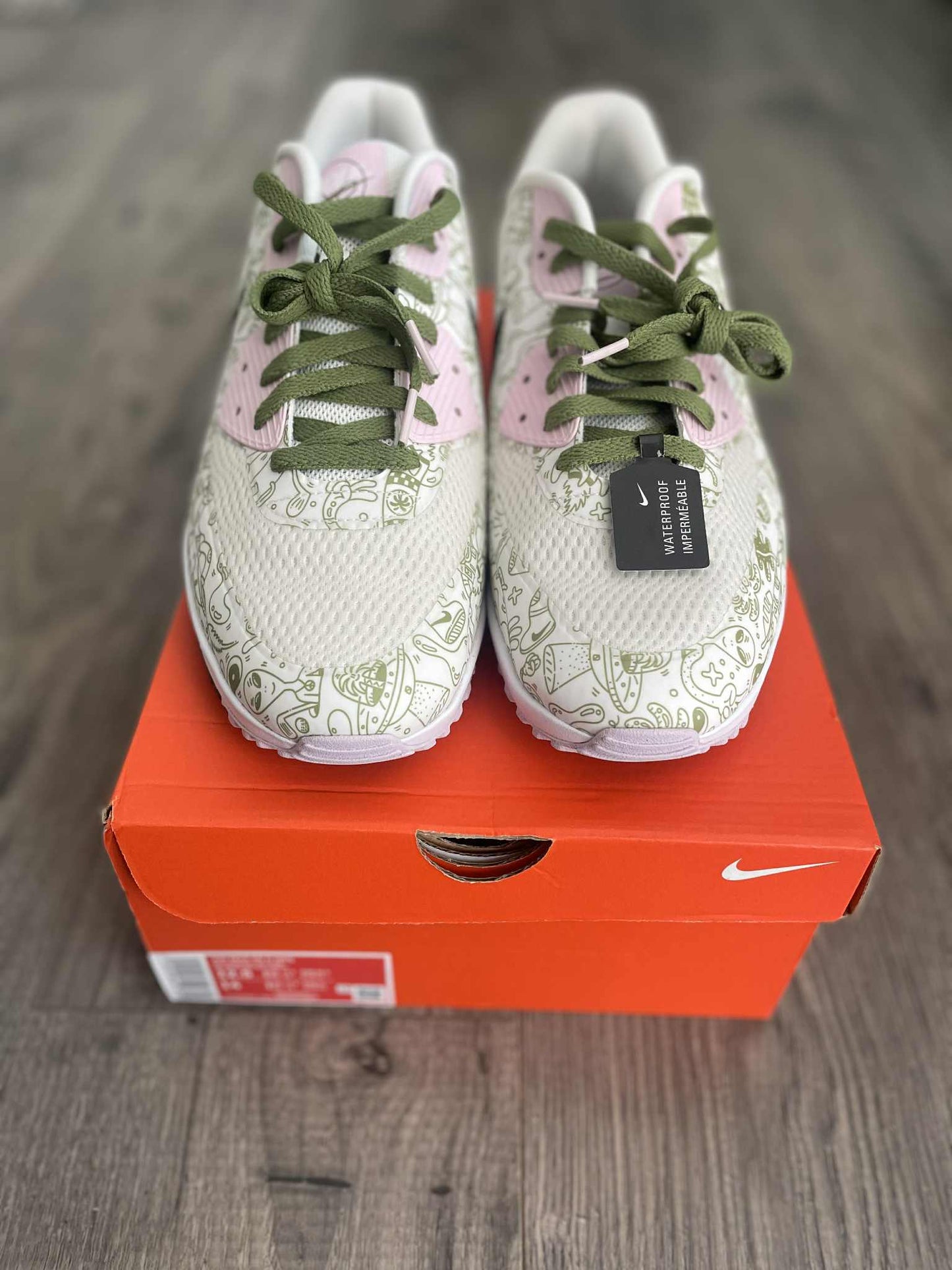 Brand new Nike air max 90 Golf NRG Steve Harrington Size 12.5 with Box