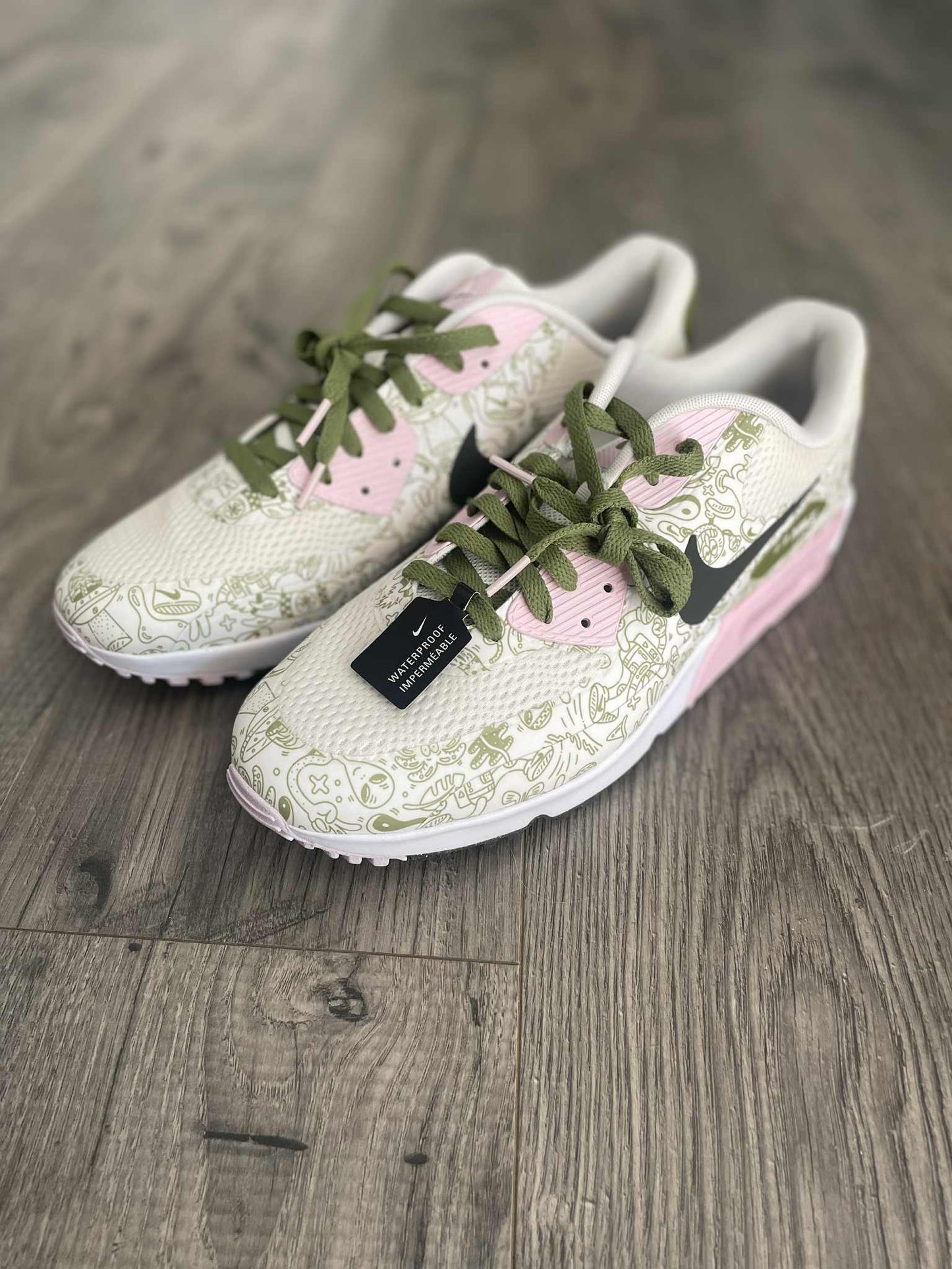 Brand new Nike air max 90 Golf NRG Steve Harrington Size 12.5 with Box