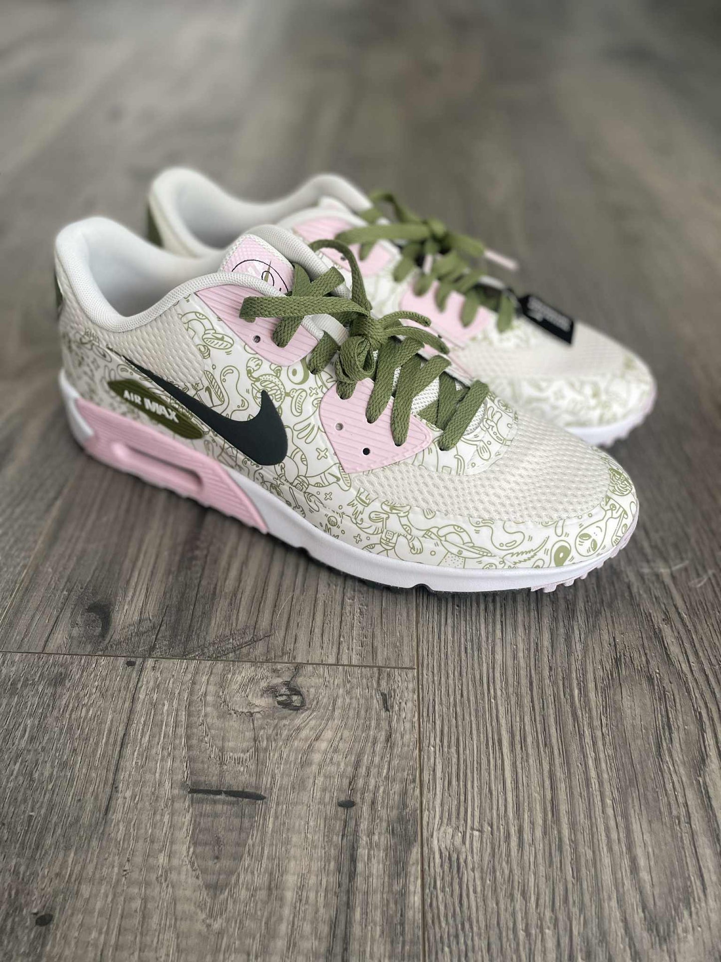 Brand new Nike air max 90 Golf NRG Steve Harrington Size 12.5 with Box