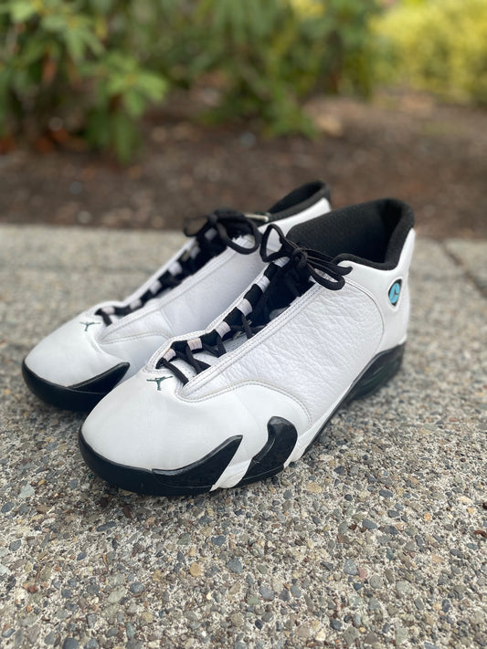 1999 OG Jordan 14 XIV oxidized green with box Size 13