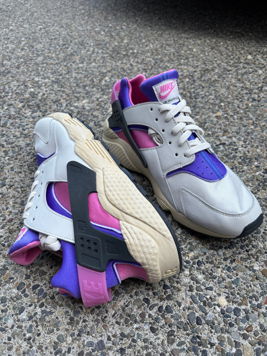 Brand new 2023 Nike Huarache blue Joy Playful pink Sz 12.5