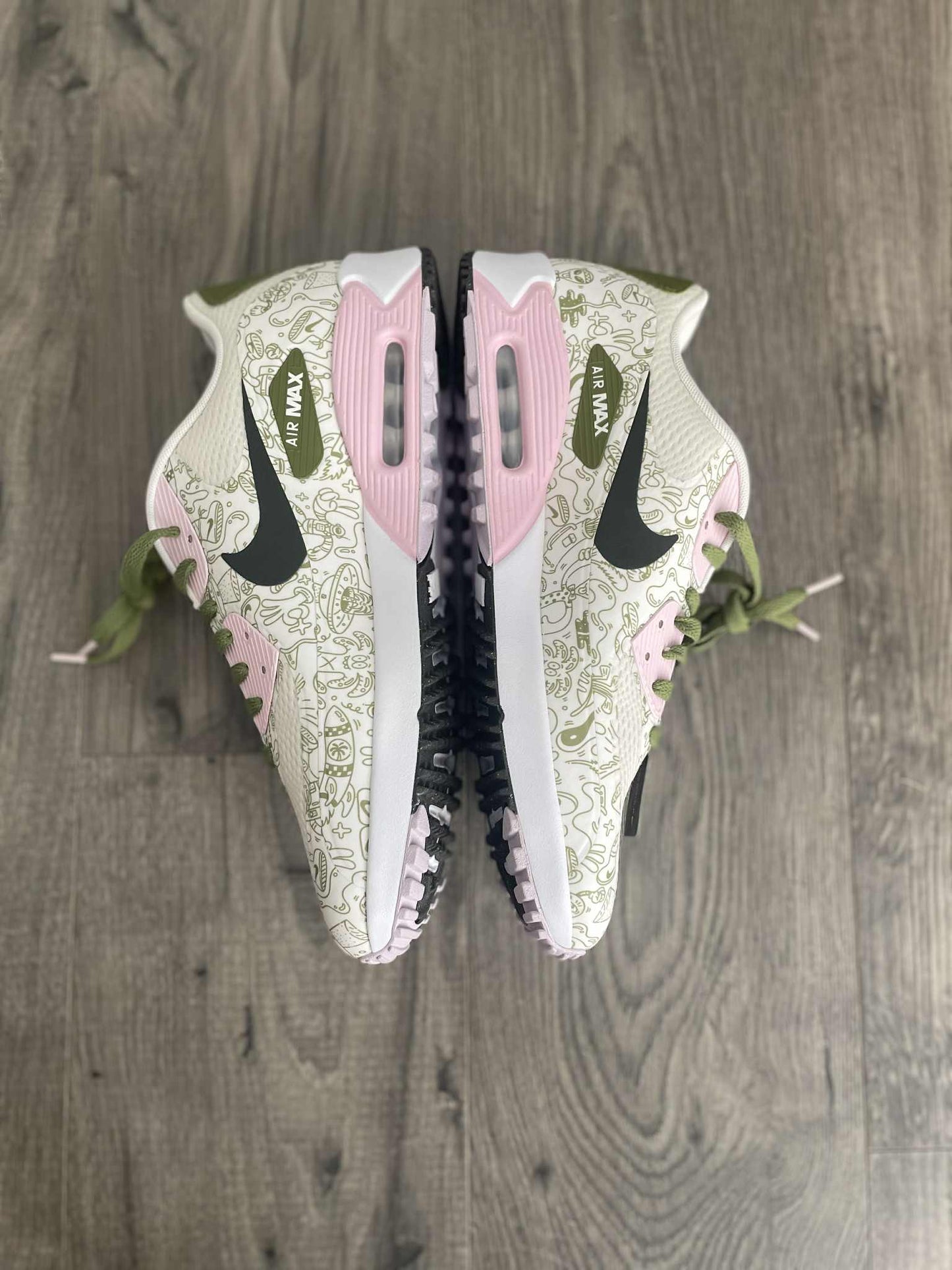 Brand new Nike air max 90 Golf NRG Steve Harrington Size 12.5	with Box